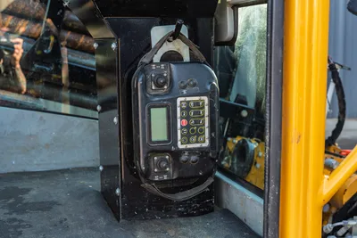 Vermeer 40x55DR S3 operator control panel with LCD display and button interface mounted in cab door