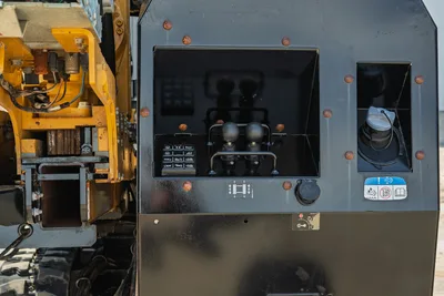 2022 Vermeer D23x30 S3 operator control panel with dual joysticks, keypad controls, and fluid fill port