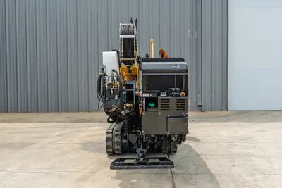 2024 Vermeer D20x22 S3 HDD drill, rear view, rubber tracks, engine compartment, hose reel, anchor, hydraulic lines visible