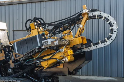 Vermeer 40x55DR S3 HDD rig with 40,000 lbs thrust, articulated drill head, 2.625" drill pipe, and hydraulic systems