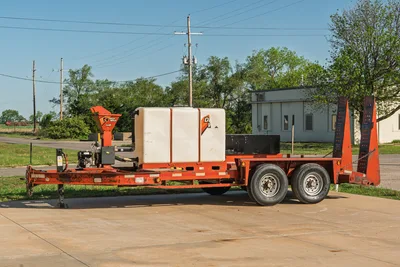 2016 Belshe WB14-2EP trailer w/ 2020 Ditch Witch FM5x mixing system, side view.