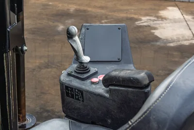 Ditch Witch JT20 operator control console with joystick, control buttons, and panel mounted on drilling unit